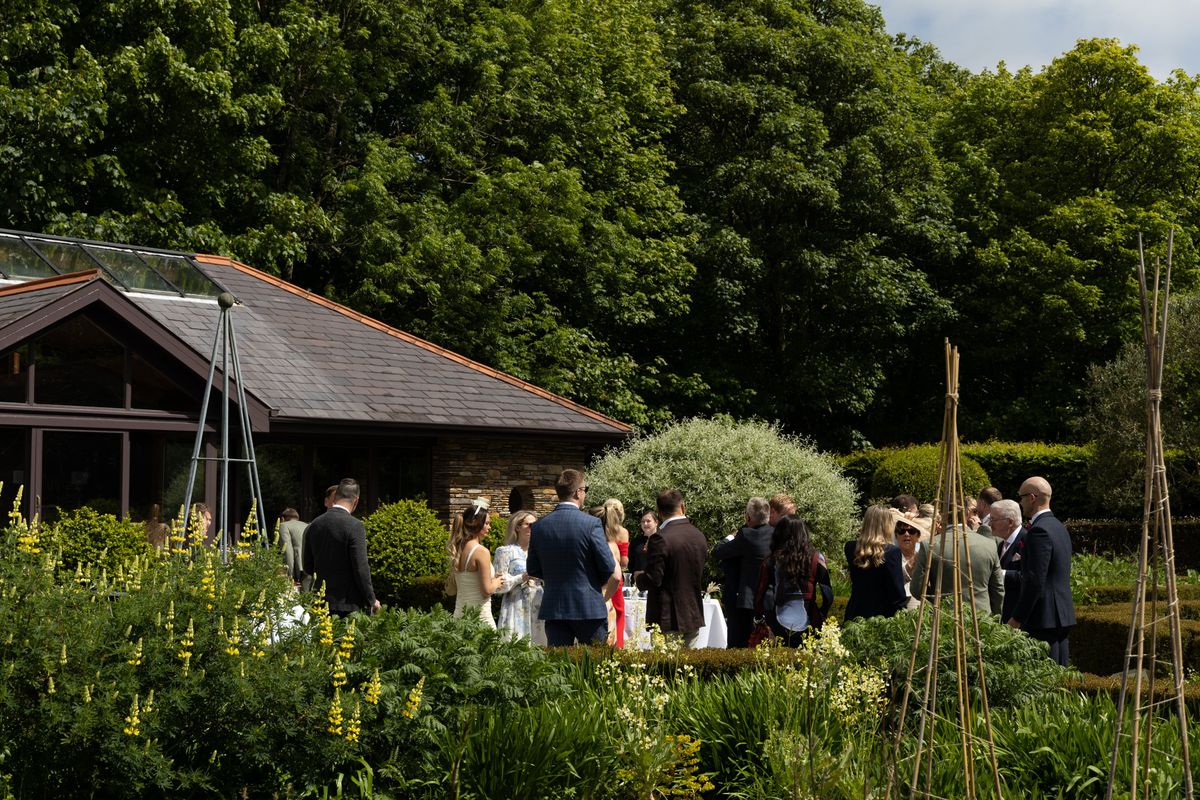 An outdoor ceremony